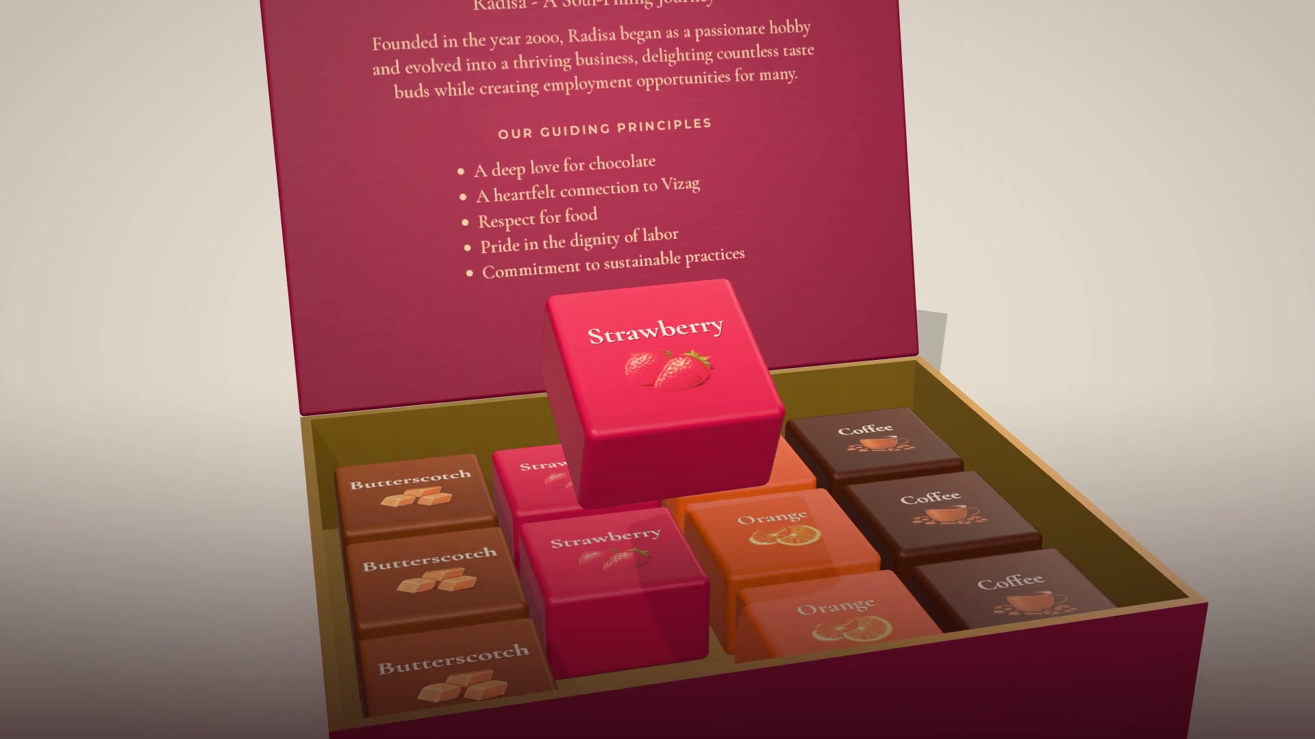 Classic Radisa chocolate gift box